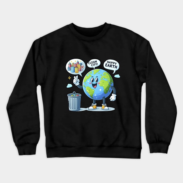 Earth Day 2024 Crewneck Sweatshirt by BukovskyART